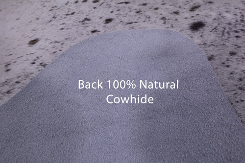 Brown Salt & Pepper Natural Cowhide Rug - X-Large 7' 0
