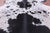 Black Salt & Pepper Natural Cowhide Rug - X-Large 7' 5"H x 6' 8"W