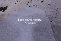 Thumbnail for Black Salt & Pepper Natural Cowhide Rug - XX-Large 7' 11