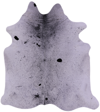 Thumbnail for Black Salt & Pepper Natural Cowhide Rug - XX-Large 7' 8