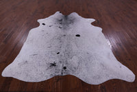 Thumbnail for Black Salt & Pepper Natural Cowhide Rug - XX-Large 7' 8