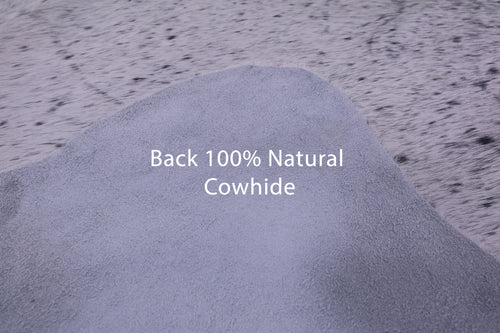 Black Salt & Pepper Natural Cowhide Rug - XX-Large 7' 8