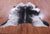 Black Salt & Pepper Natural Cowhide Rug - XX-Large 7' 8"H x 7' 1"W