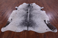 Thumbnail for Black Salt & Pepper Natural Cowhide Rug - XX-Large 7' 10
