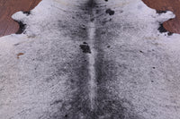 Thumbnail for Black Salt & Pepper Natural Cowhide Rug - XX-Large 7' 10
