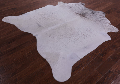 Brown Salt & Pepper Natural Cowhide Rug - X-Large 7' 0