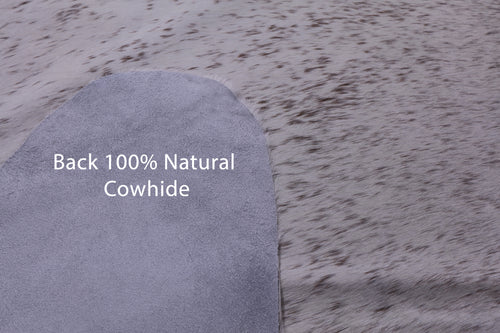 Brown Salt & Pepper Natural Cowhide Rug - X-Large 7' 0