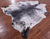 Black Salt & Pepper Natural Cowhide Rug - X-Large 7' 6"H x 6' 11"W