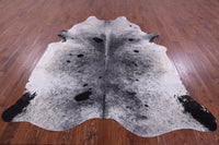 Thumbnail for Black Salt & Pepper Natural Cowhide Rug - XX-Large 8' 1