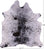 Black Salt & Pepper Natural Cowhide Rug - XX-Large 7' 10"H x 6' 11"W
