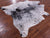 Black Salt & Pepper Natural Cowhide Rug - XX-Large 7' 10"H x 6' 11"W