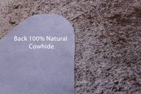 Thumbnail for Brown Salt & Pepper Natural Cowhide Rug - X-Large 7' 4