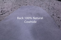 Thumbnail for Black Salt & Pepper Natural Cowhide Rug - XX-Large 7' 9