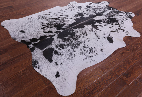 Brown Salt & Pepper Natural Cowhide Rug - X-Large 7' 0
