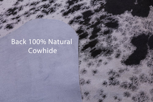 Brown Salt & Pepper Natural Cowhide Rug - X-Large 7' 0