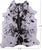 Brown Salt & Pepper Natural Cowhide Rug - X-Large 7' 0"H x 5' 10"W