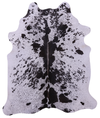 Thumbnail for Brown Salt & Pepper Natural Cowhide Rug - X-Large 7' 0