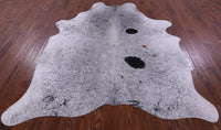 Thumbnail for Black Salt & Pepper Natural Cowhide Rug - X-Large 7' 6