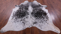 Thumbnail for Brown Salt & Pepper Natural Cowhide Rug - X-Large 7' 4
