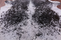 Thumbnail for Brown Salt & Pepper Natural Cowhide Rug - X-Large 7' 4