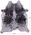 Brown Salt & Pepper Natural Cowhide Rug - X-Large 7' 4"H x 6' 5"W