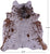 Brown Salt & Pepper Natural Cowhide Rug - X-Large 7' 3"H x 6' 5"W