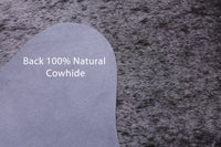 Thumbnail for Brown Salt & Pepper Natural Cowhide Rug - X-Large 7' 5