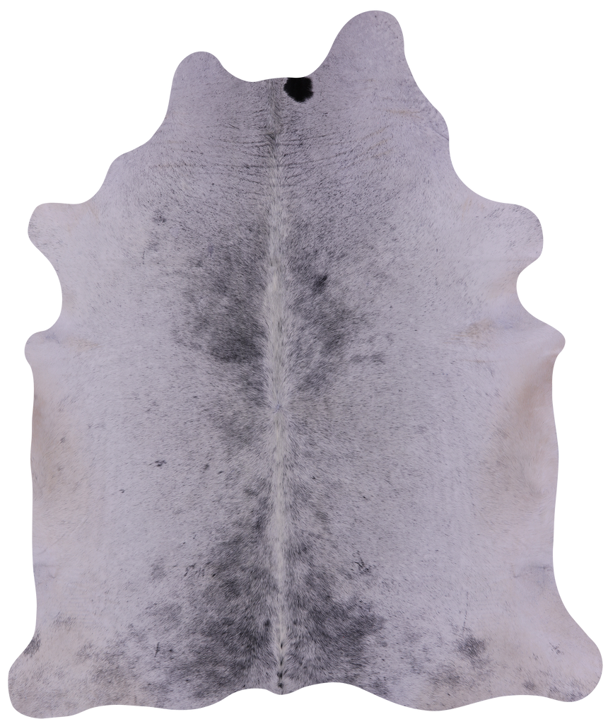 Black Salt & Pepper Natural Cowhide Rug - XX-Large 8' 1"H x 6' 9"W