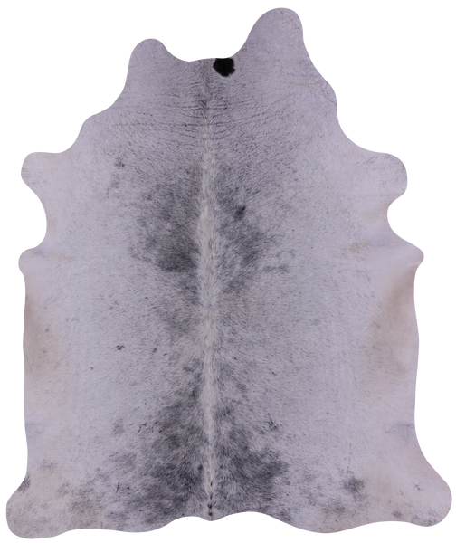 Black Salt & Pepper Natural Cowhide Rug - XX-Large 8' 1"H x 6' 9"W