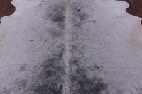 Thumbnail for Black Salt & Pepper Natural Cowhide Rug - XX-Large 8' 1