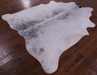 Thumbnail for Black Salt & Pepper Natural Cowhide Rug - XX-Large 8' 1