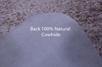 Thumbnail for Brown Salt & Pepper Natural Cowhide Rug - X-Large 7' 3