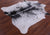 Black Salt & Pepper Natural Cowhide Rug - X-Large 7' 0"H x 5' 11"W