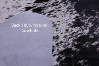Thumbnail for Black Salt & Pepper Natural Cowhide Rug - X-Large 7' 0