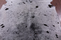 Thumbnail for Brown Salt & Pepper Natural Cowhide Rug - X-Large 7' 3