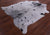 Brown Salt & Pepper Natural Cowhide Rug - X-Large 7' 3"H x 6' 0"W
