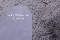 Thumbnail for Brown Salt & Pepper Natural Cowhide Rug - X-Large 7' 3