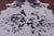 Black Salt & Pepper Natural Cowhide Rug - X-Large 7' 6"H x 6' 6"W