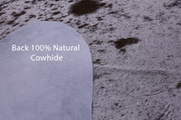 Thumbnail for Brown Salt & Pepper Natural Cowhide Rug - X-Large 7' 2