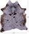 Brown Salt & Pepper Natural Cowhide Rug - X-Large 7' 2"H x 6' 3"W
