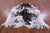 Brown Salt & Pepper Natural Cowhide Rug - X-Large 7' 2"H x 6' 8"W