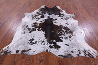 Thumbnail for Brown Salt & Pepper Natural Cowhide Rug - X-Large 7' 2