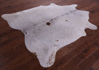 Thumbnail for Brown Salt & Pepper Natural Cowhide Rug - X-Large 7' 4