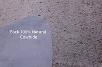 Thumbnail for Brown Salt & Pepper Natural Cowhide Rug - X-Large 7' 4