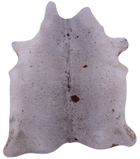 Thumbnail for Brown Salt & Pepper Natural Cowhide Rug - X-Large 7' 4