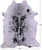 Black Salt & Pepper Natural Cowhide Rug - XX-Large 7' 10"H x 6' 5"W