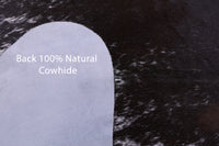 Thumbnail for Brown Salt & Pepper Natural Cowhide Rug - X-Large 7' 3