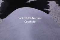 Thumbnail for Black Salt & Pepper Natural Cowhide Rug - XX-Large 8' 0