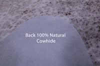Thumbnail for Brown Salt & Pepper Natural Cowhide Rug - X-Large 7' 6