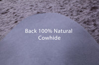 Thumbnail for Brown Salt & Pepper Natural Cowhide Rug - X-Large 7' 0
